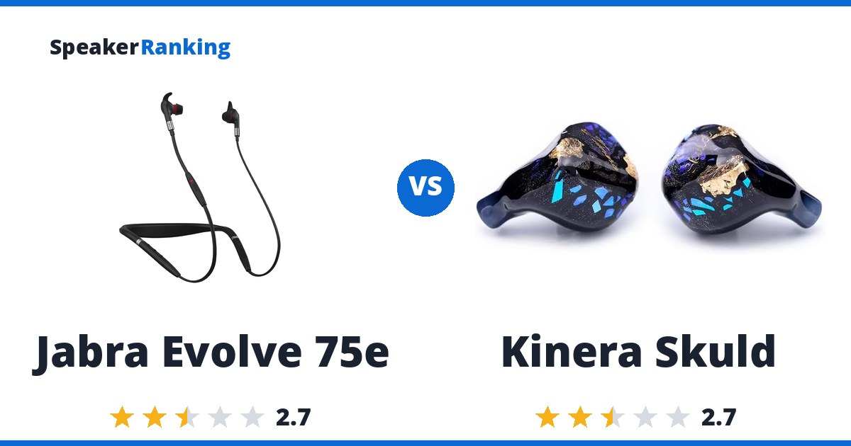 Jabra Evolve 75e vs Kinera Skuld