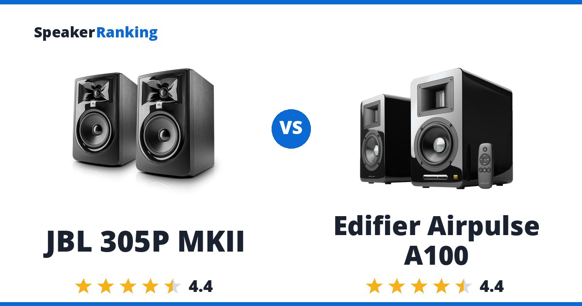 JBL 305P MKII vs Edifier Airpulse A100