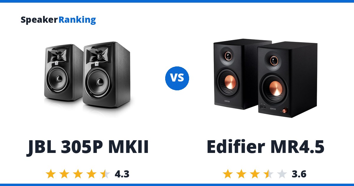 JBL 305P MKII vs Edifier MR4.5