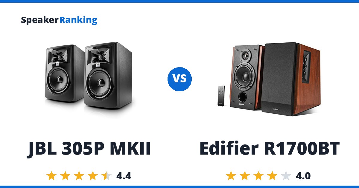 JBL 305P MKII vs Edifier R1700BT