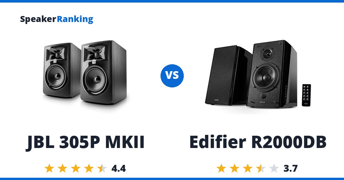 JBL 305P MKII vs Edifier R2000DB