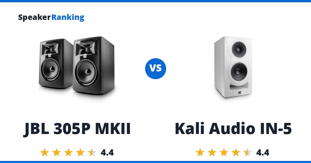 JBL 305P MKII vs Kali Audio IN-5