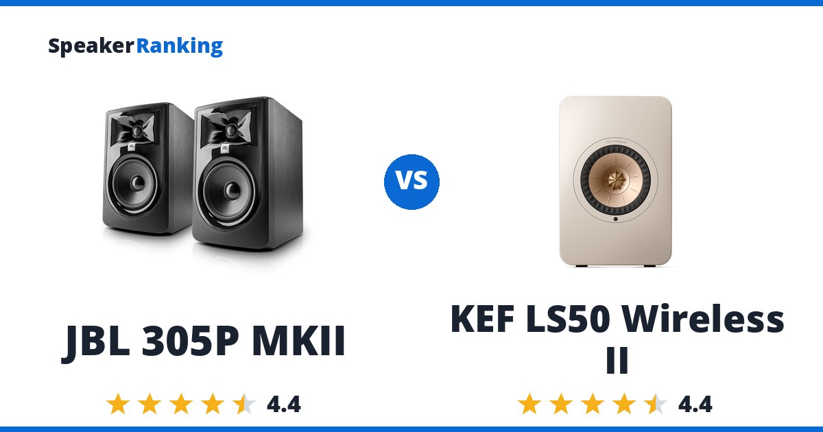 JBL 305P MKII vs KEF LS50 Wireless II