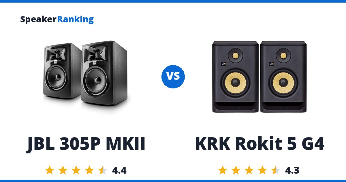 JBL 305P MKII vs KRK Rokit 5 G4