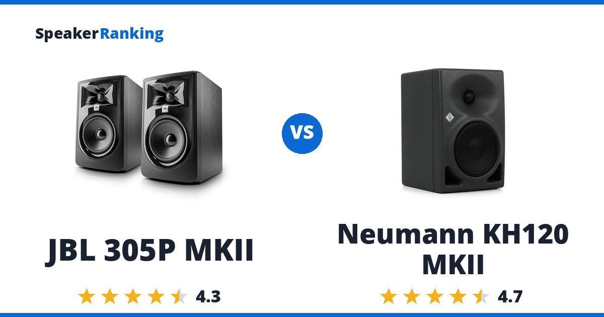 JBL 305P MKII vs Neumann KH120 MKII