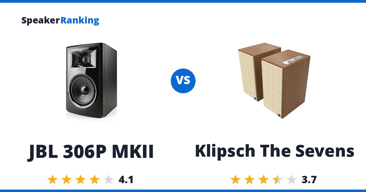 JBL 306P MKII vs Klipsch The Sevens