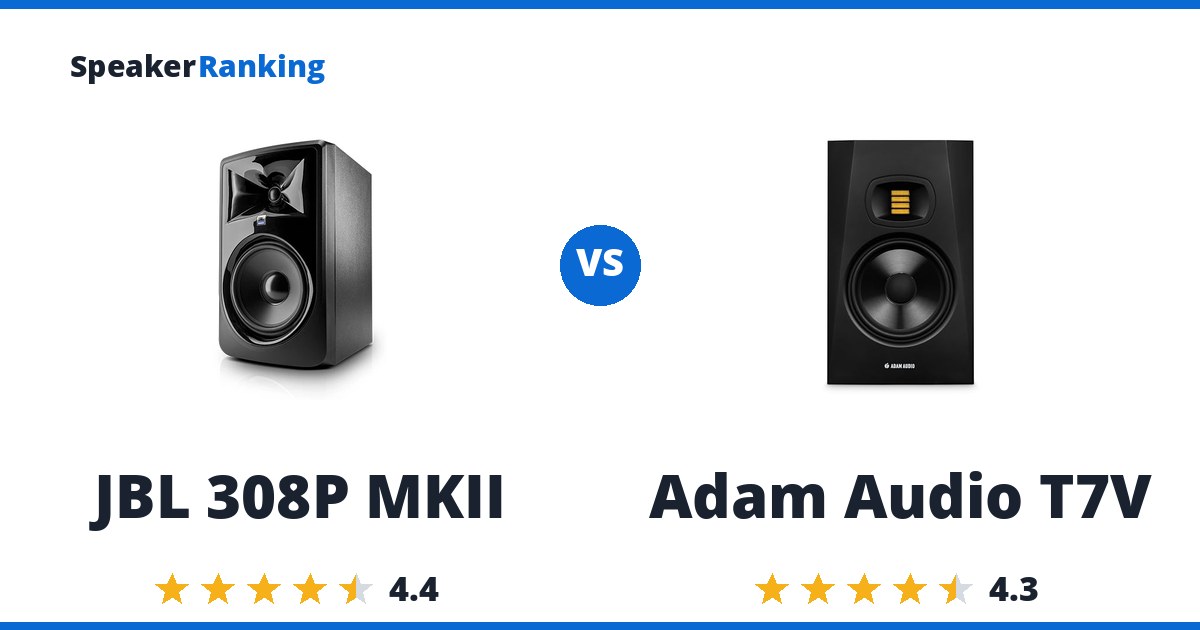JBL 308P MKII vs Adam Audio T7V