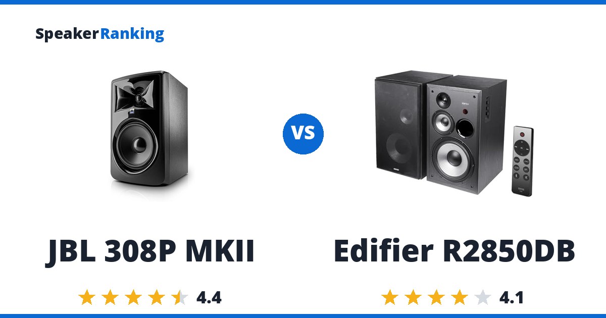 JBL 308P MKII vs Edifier R2850DB
