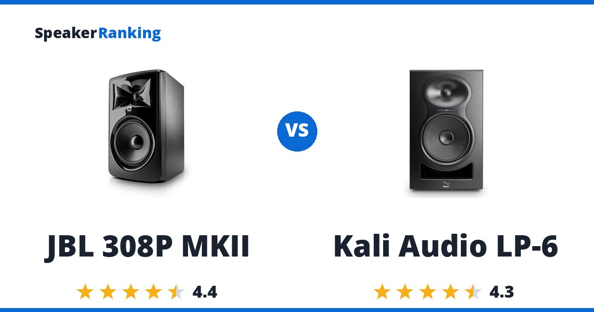 JBL 308P MKII vs Kali Audio LP-6