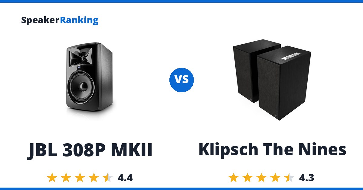 JBL 308P MKII vs Klipsch The Nines