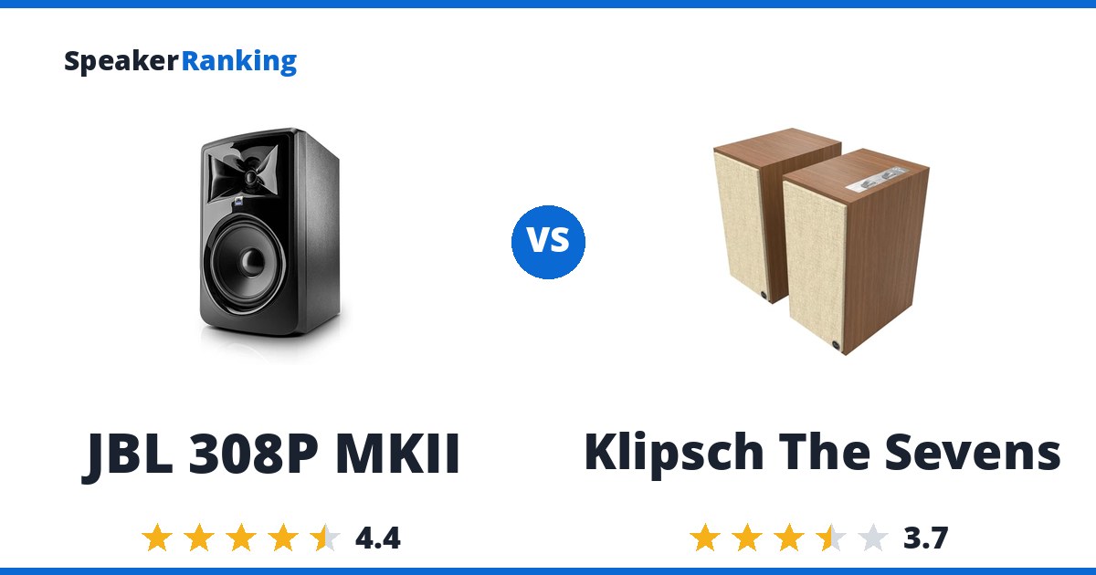 JBL 308P MKII vs Klipsch The Sevens