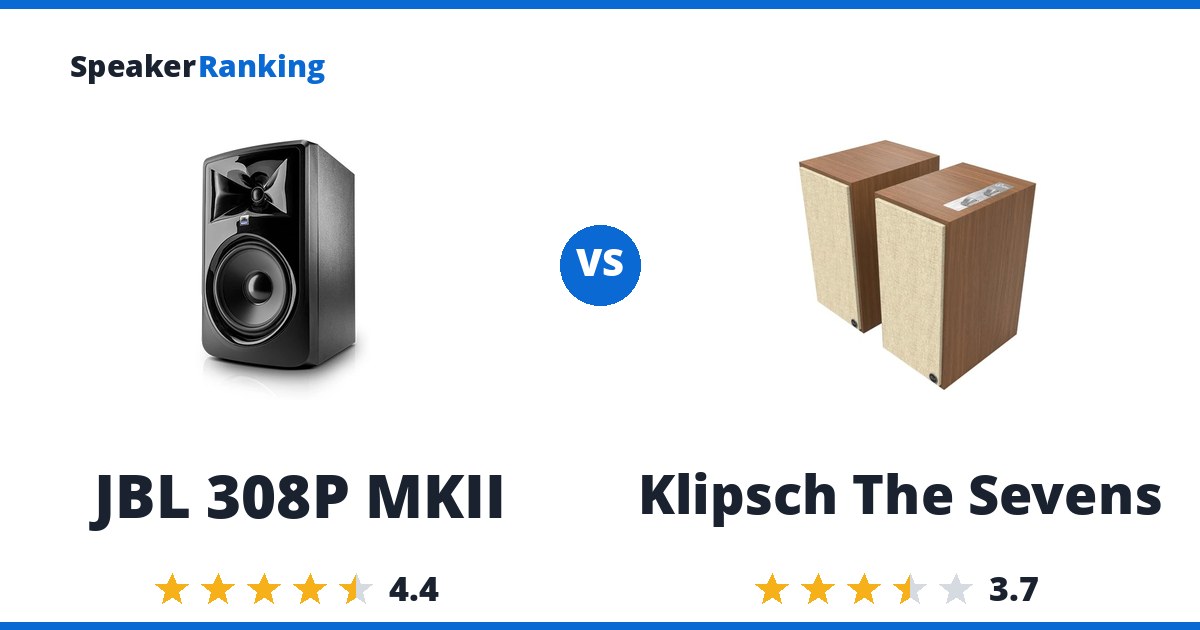 JBL 308P MKII vs Klipsch The Sevens