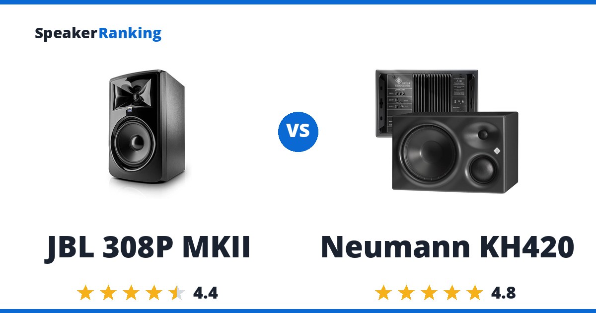 JBL 308P MKII vs Neumann KH420