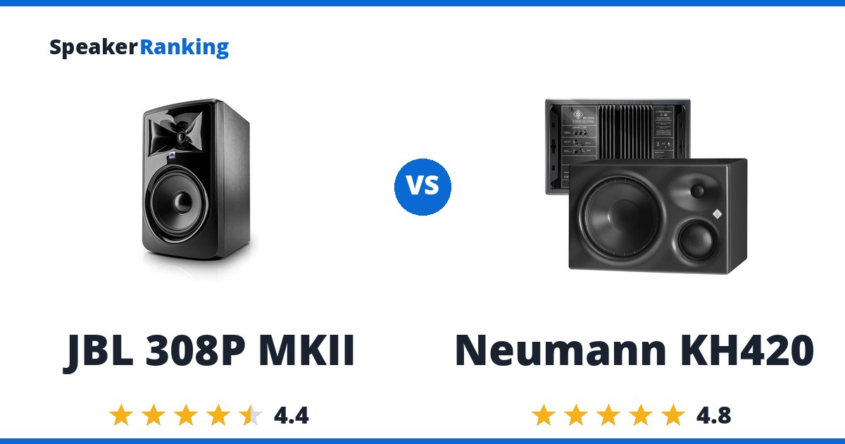 JBL 308P MKII vs Neumann KH420