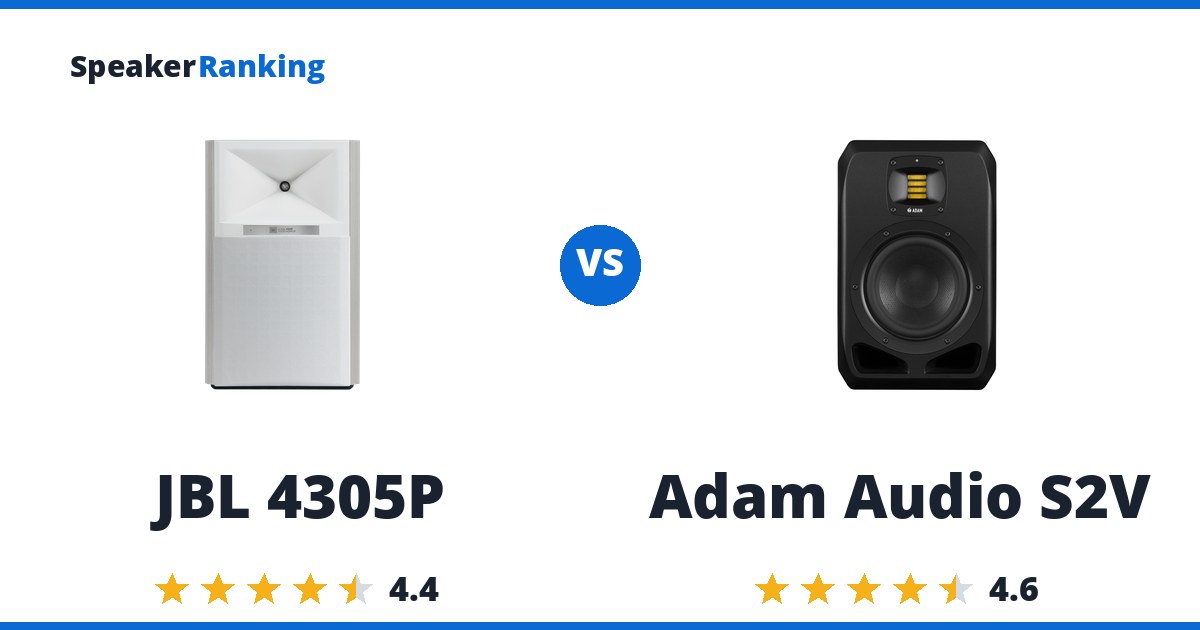 JBL 4305P vs Adam Audio S2V