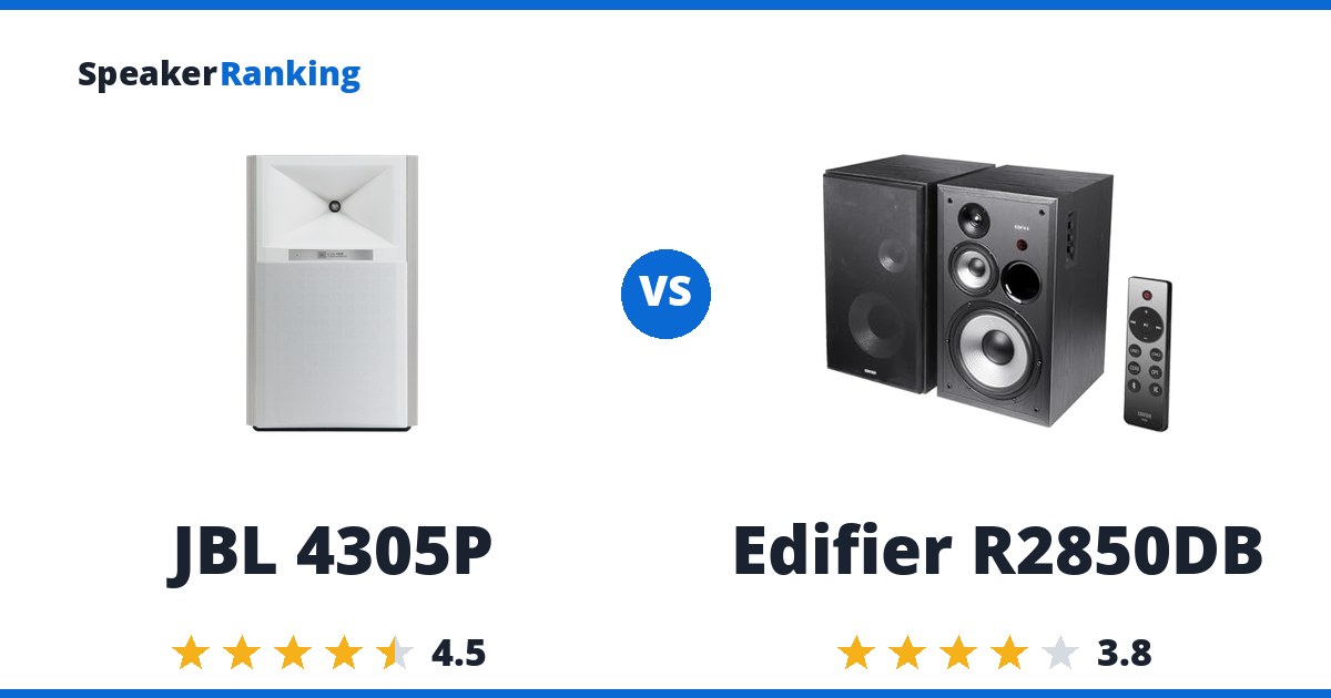 JBL 4305P vs Edifier R2850DB