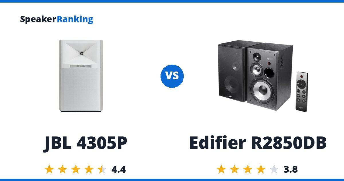 JBL 4305P vs Edifier R2850DB