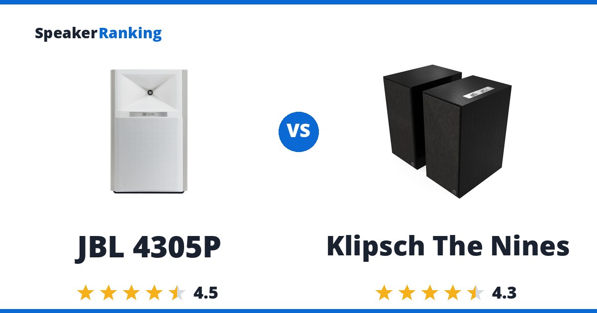 JBL 4305P vs Klipsch The Nines