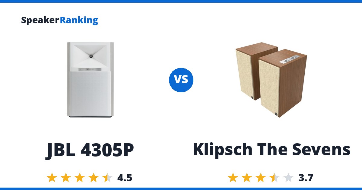 JBL 4305P vs Klipsch The Sevens