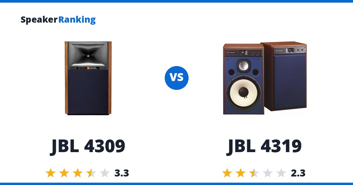 JBL 4309 vs JBL 4319