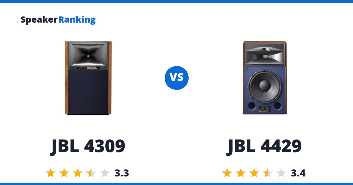 JBL 4309 vs JBL 4429
