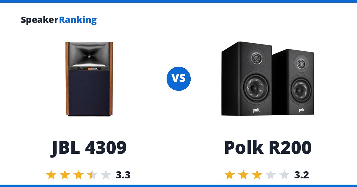 JBL 4309 vs Polk R200