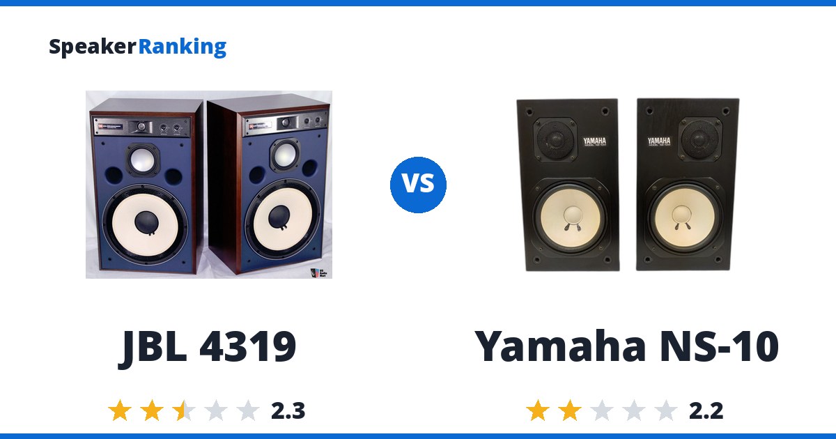JBL 4319 vs Yamaha NS-10