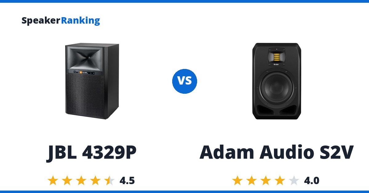JBL 4329P vs Adam Audio S2V
