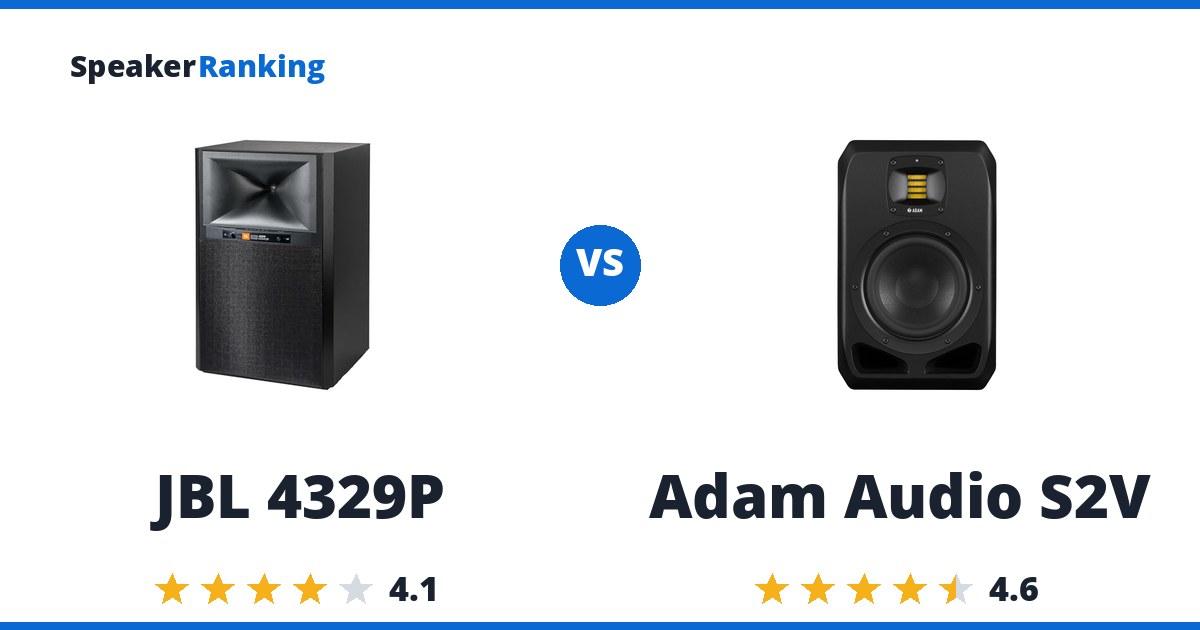JBL 4329P vs Adam Audio S2V