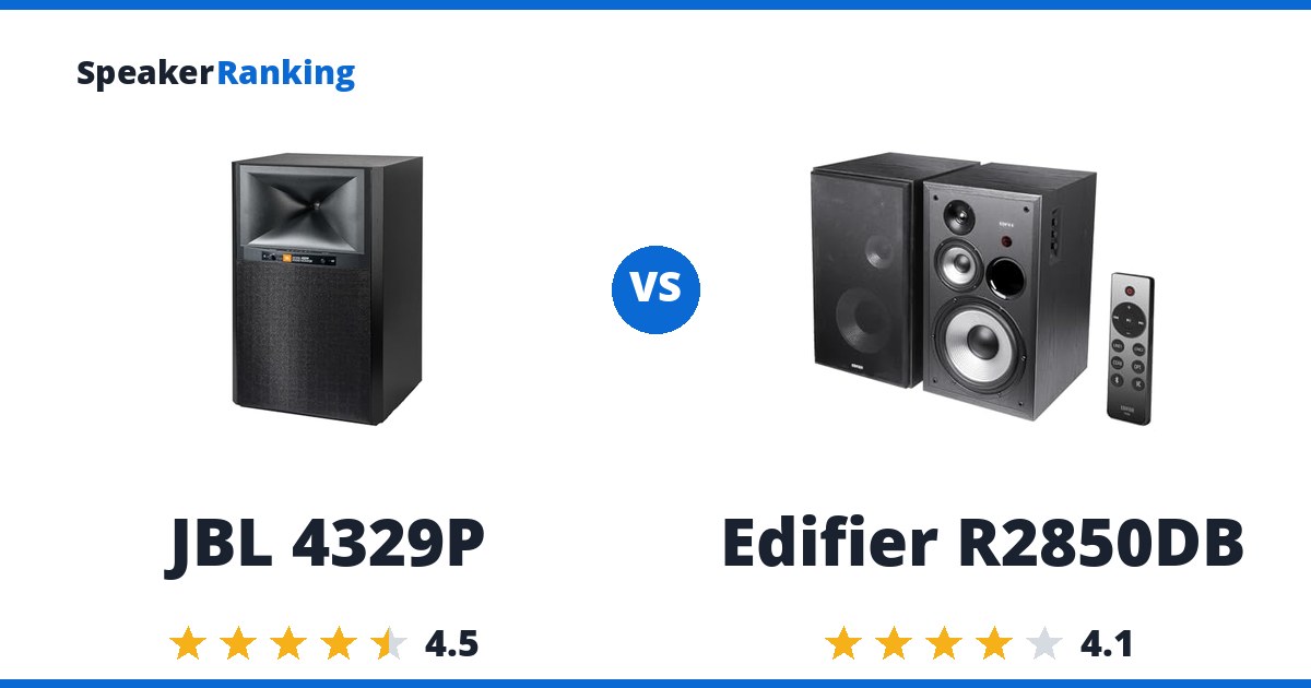 JBL 4329P vs Edifier R2850DB