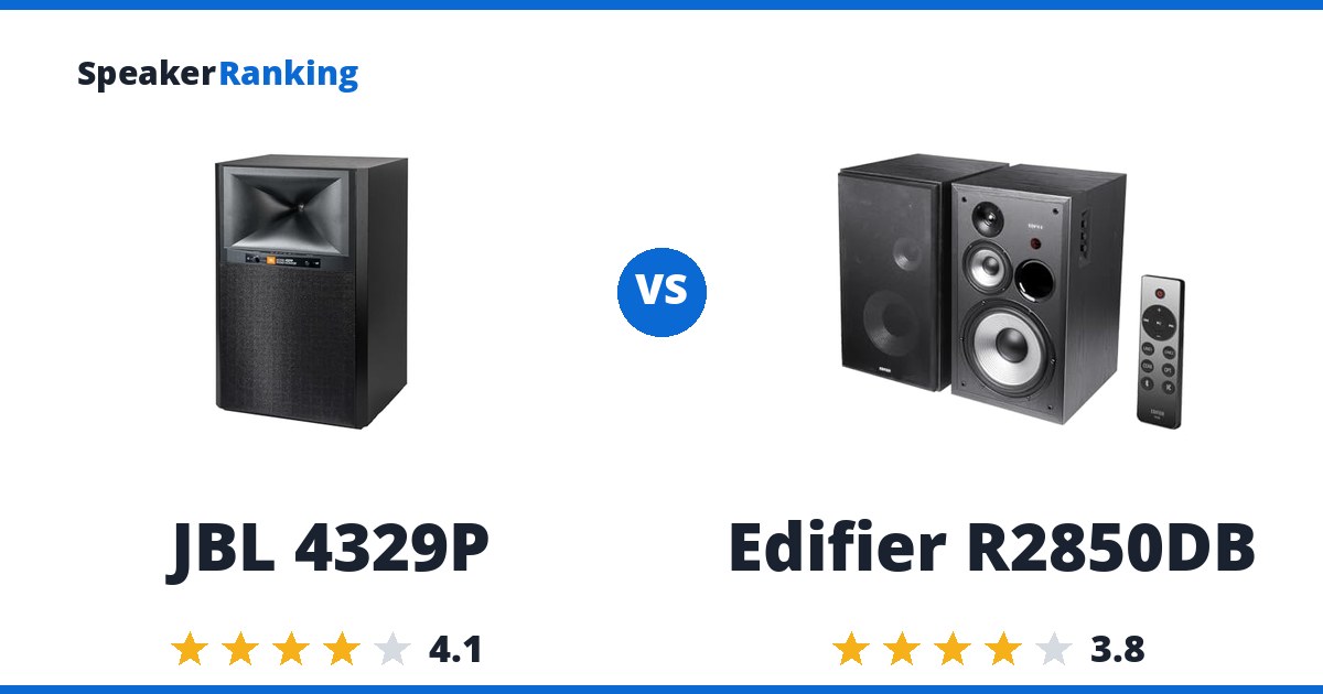 JBL 4329P vs Edifier R2850DB