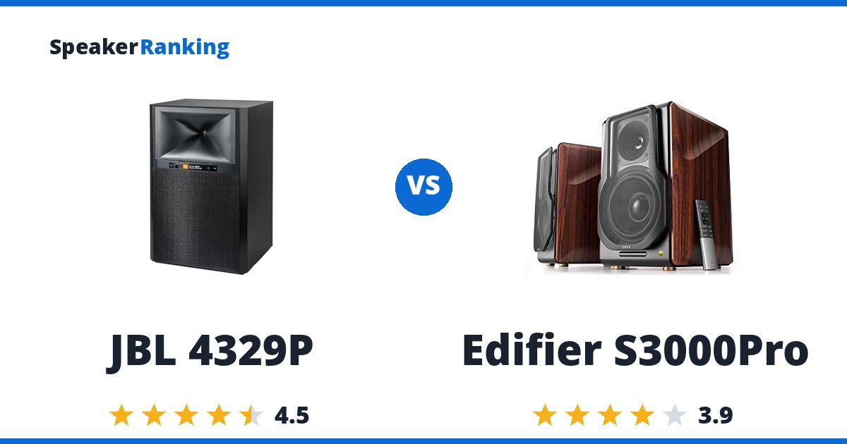 JBL 4329P vs Edifier S3000Pro