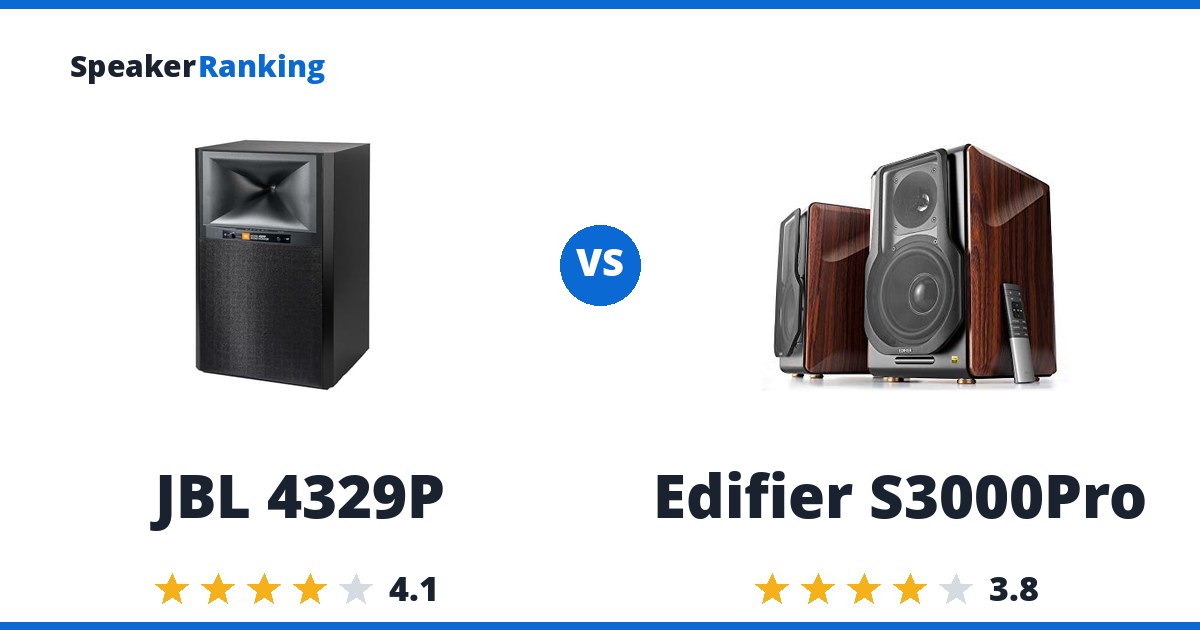 JBL 4329P vs Edifier S3000Pro