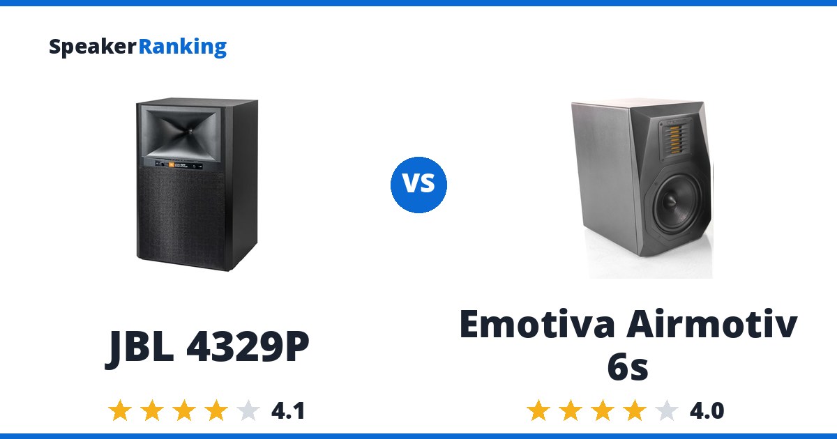 JBL 4329P vs Emotiva Airmotiv 6s