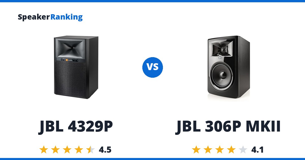 JBL 4329P vs JBL 306P MKII