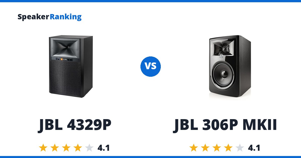 JBL 4329P vs JBL 306P MKII
