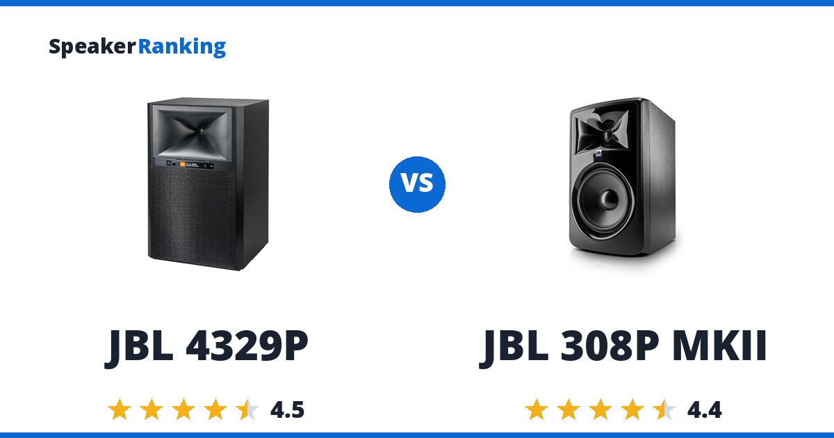 JBL 4329P vs JBL 308P MKII