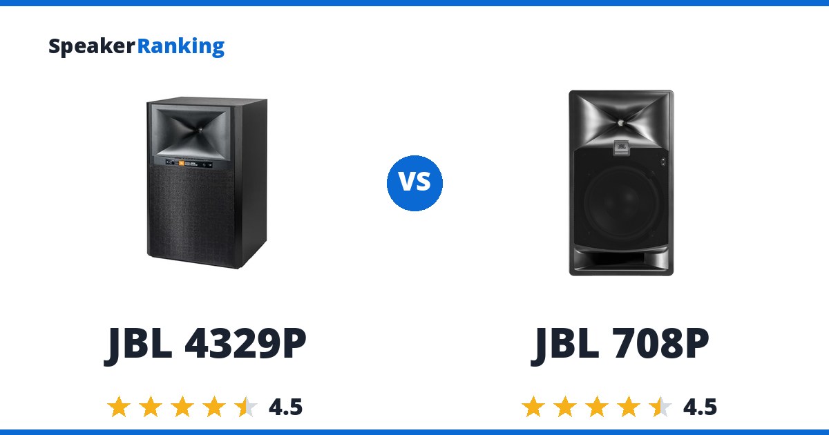 JBL 4329P vs JBL 708P