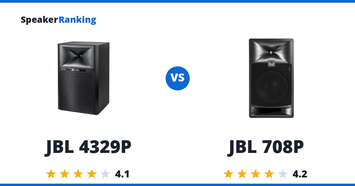 JBL 4329P vs JBL 708P