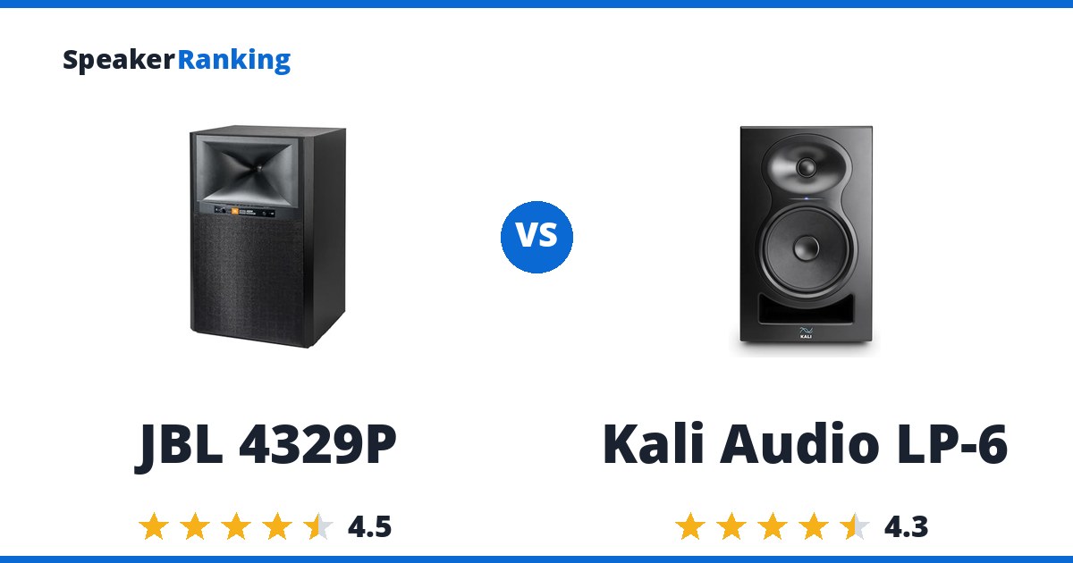 JBL 4329P vs Kali Audio LP-6