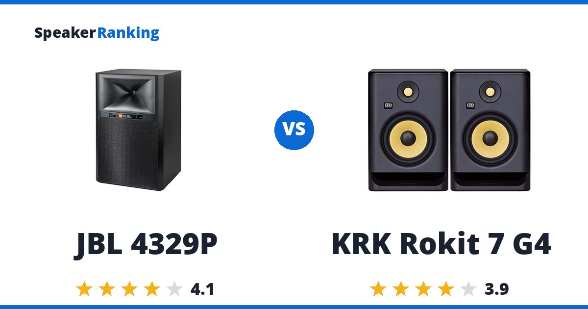 JBL 4329P vs KRK Rokit 7 G4