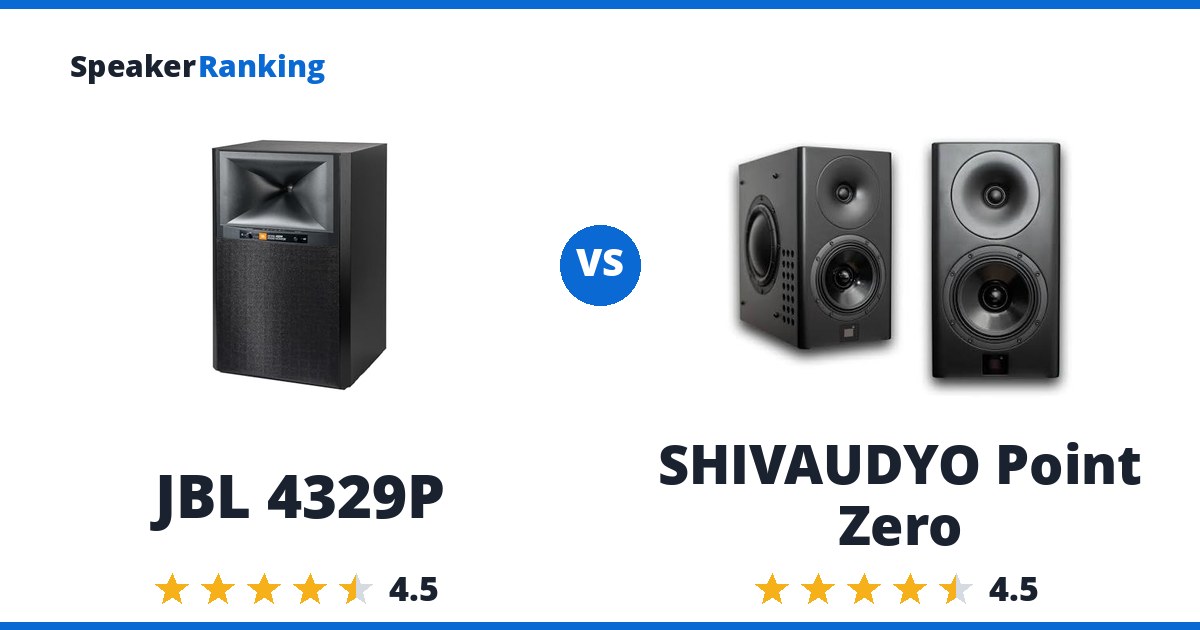 JBL 4329P vs SHIVAUDYO Point Zero