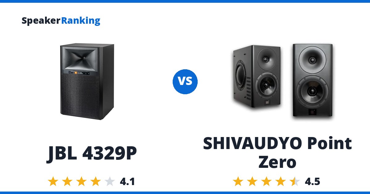 JBL 4329P vs SHIVAUDYO Point Zero
