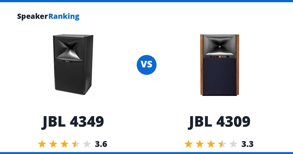 JBL 4349 vs JBL 4309