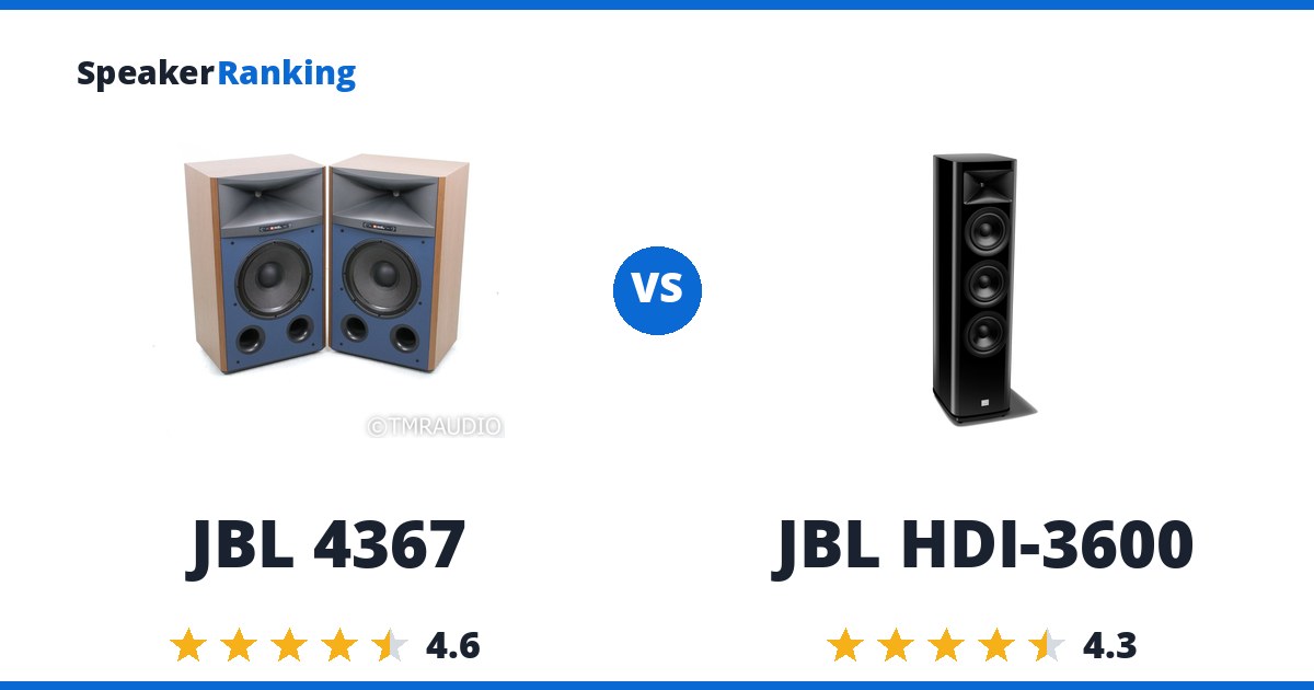 JBL 4367 vs JBL HDI-3600