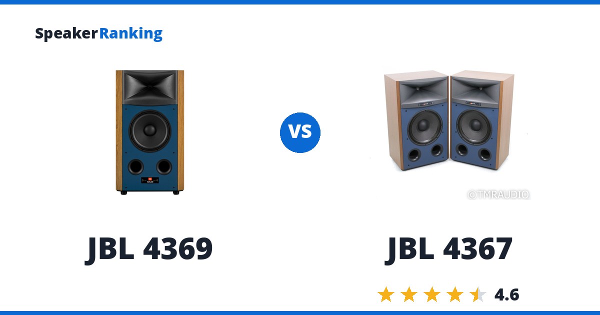 JBL 4369 vs JBL 4367