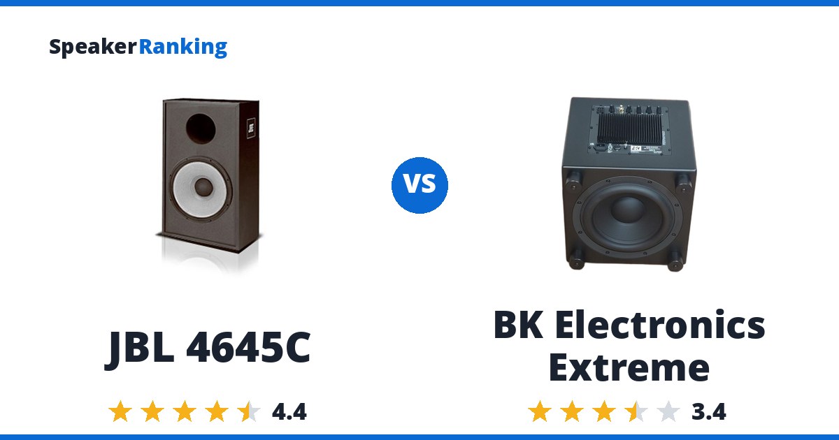 JBL 4645C vs BK Electronics Extreme