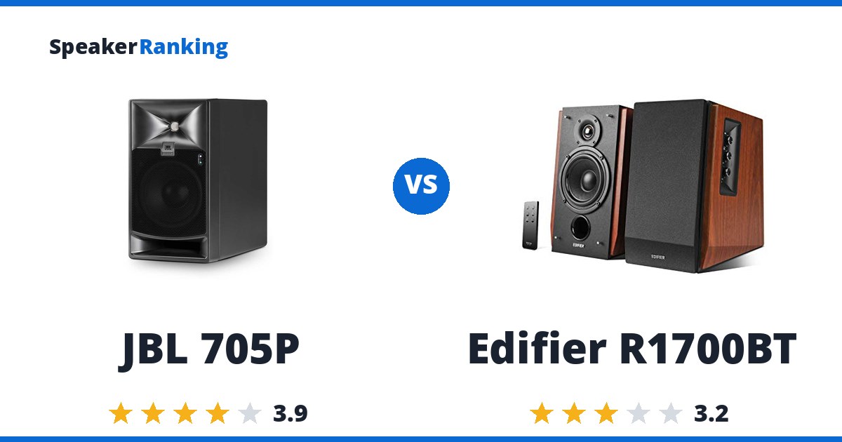 JBL 705P vs Edifier R1700BT