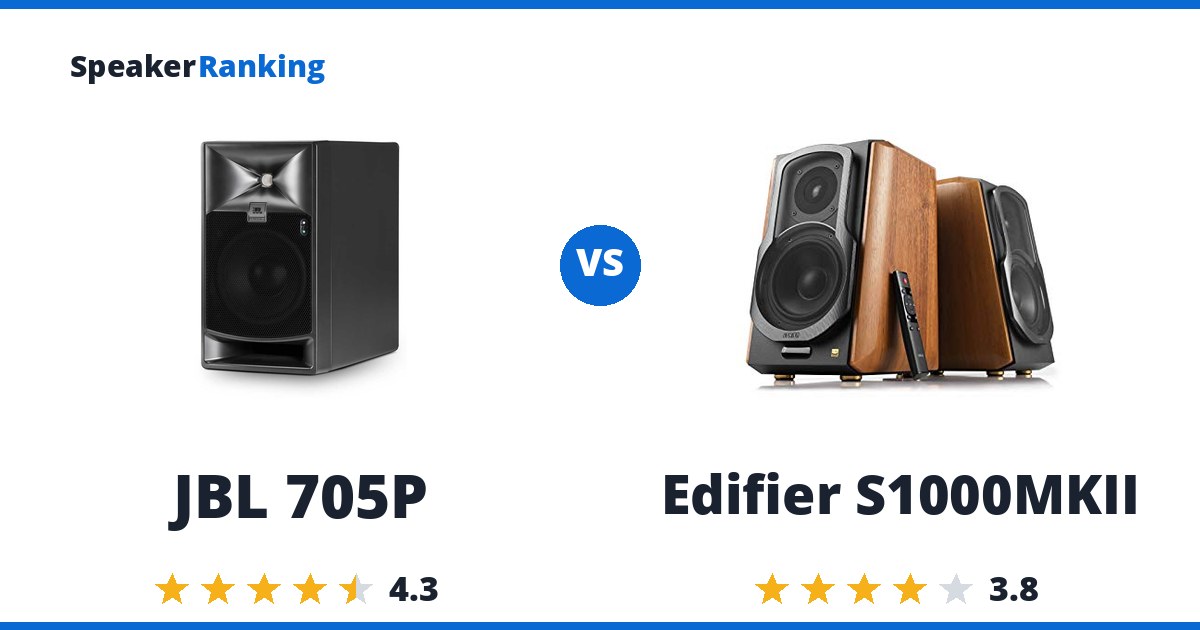 JBL 705P vs Edifier S1000MKII