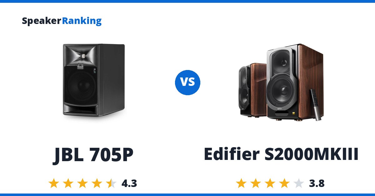 JBL 705P vs Edifier S2000MKIII